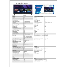 TELEVISORE TV LED 32" SCHAUB LORENZ 32L1-SLVS26 VIDAA - SMART TV 32" QLED